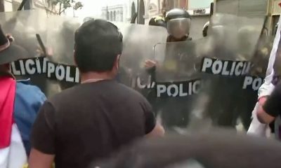 Peru riot protest