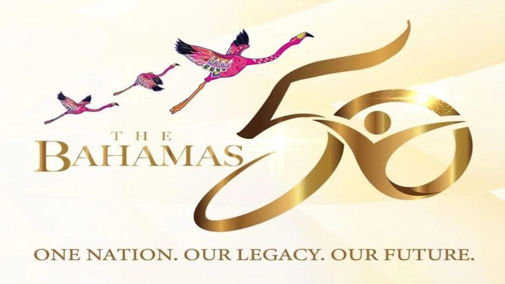 The Bahamas 50th independence logo