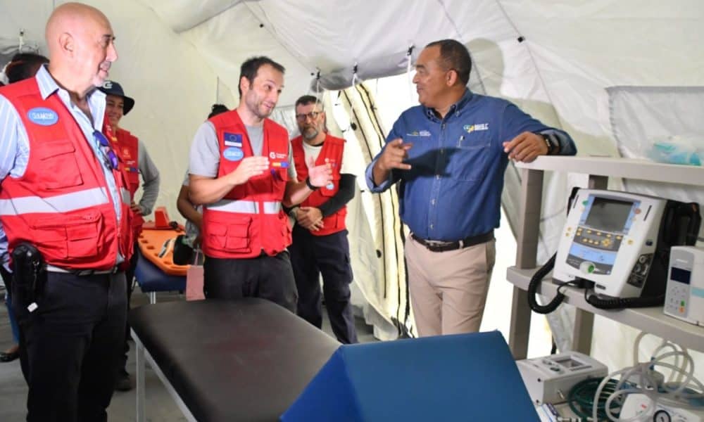 Spanish Field Hospital In Jamaica Begins Treating First Patients