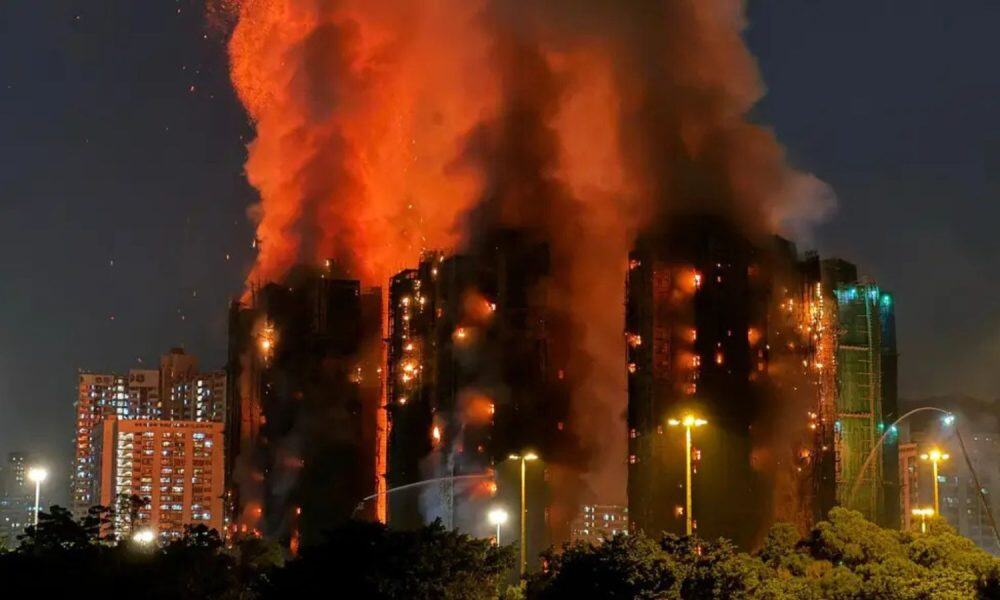 Eight More Arrested Over Fire In Hong Kong, Atleast 128 People Killed